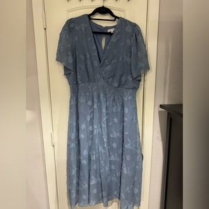 Baltic Born Blue June Smoked Midi Dress, 3XL